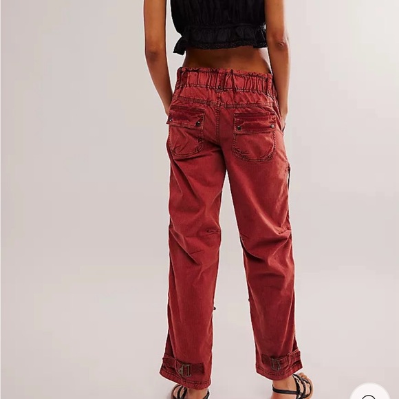 ISO - We the Free Can’t Compare Slouch Pants in Red Jasper Size XS or S - Picture 2 of 3